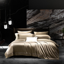 欧式高档轻奢四件套 140支纯棉全棉被套床单高端奢华裸睡床上用品