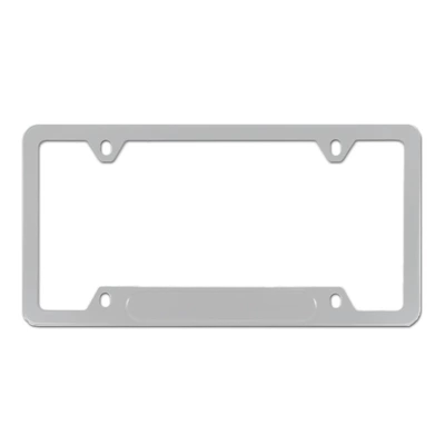 trade hot selling American standard license: License plate holder/license plate holder - aluminum-alloy-with-groove-silver-oxide