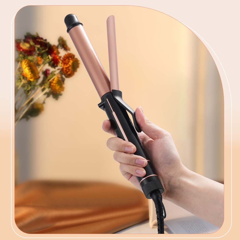 Winningstar pantalla digital transfronteriza de 60W con férula eléctrica de control de temperatura sin dañar el rizador Curling iron