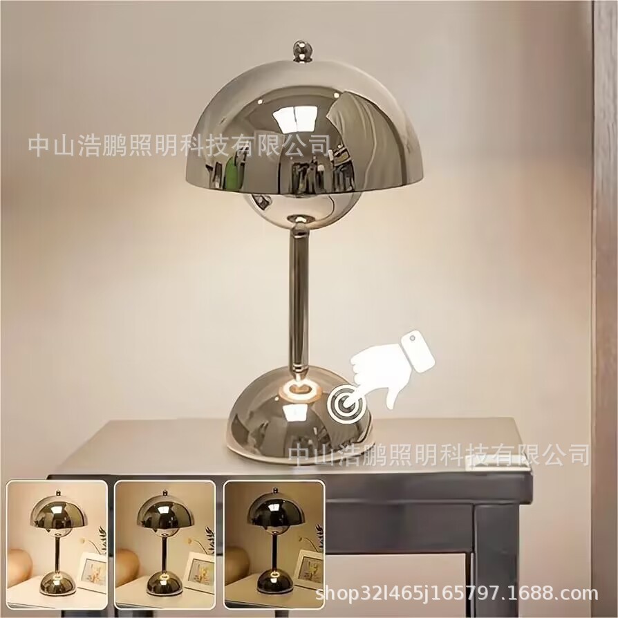 크롬-미국 게이지-단색 터치 디밍 (전구 포함)