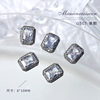 Japanese zirconium for manicure, crystal, nail decoration, light luxury style