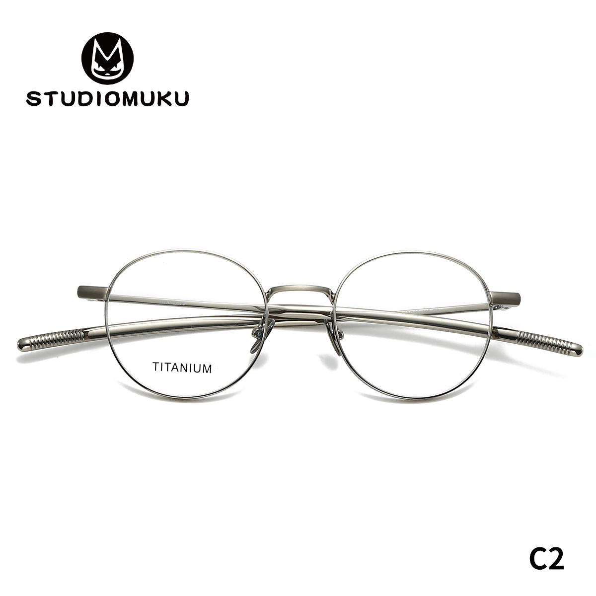 STUDIOMUKU gafas de madera cool ultra ligera cómodas retro marco de gafas de mujer borde grueso cómodas gafas redondas para hombres