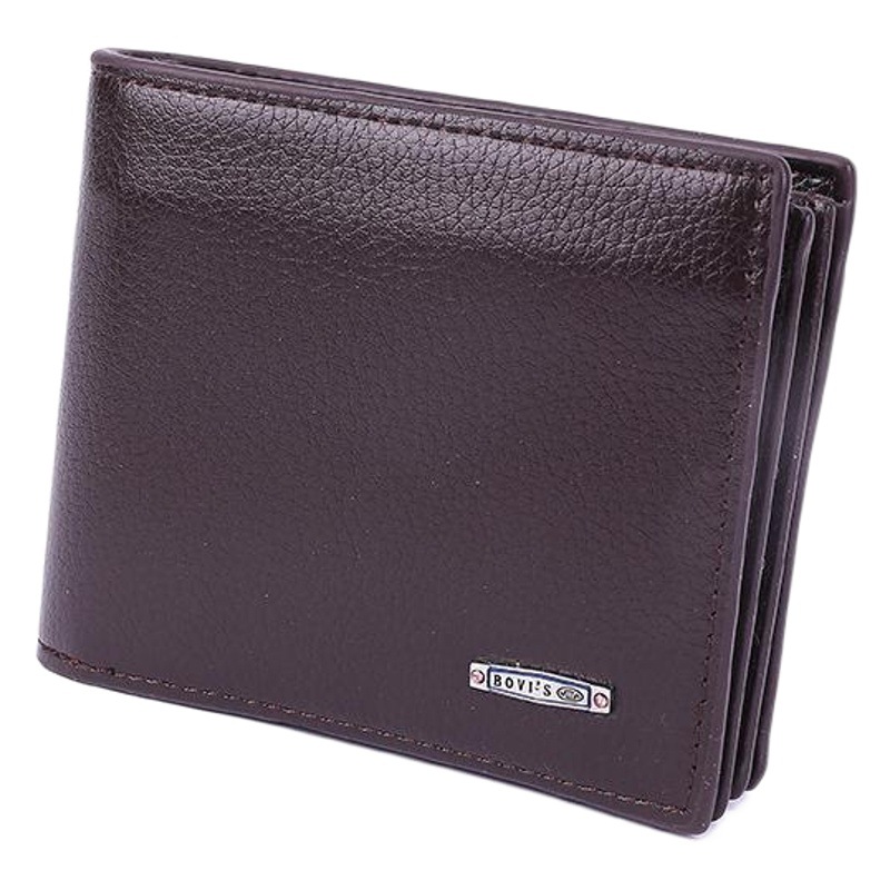 Men's Wallet Pu Short Style Fashionable Leather Wallet with Compartment Casual Horizontal Style Youth Wallet Multifunctional Card Holder Wholesale
