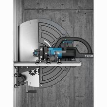 械匠大功率无刷可调切割机轨道切墙机钢筋混凝土红砖马路切割机器