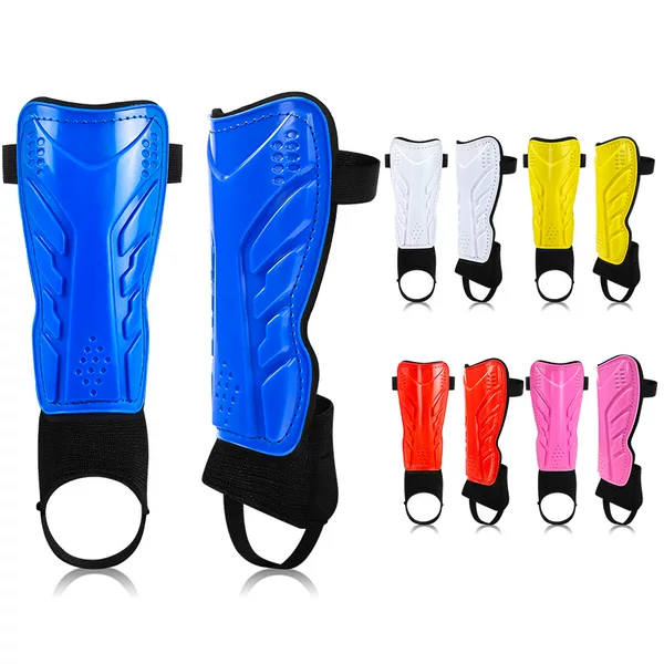 Foreign Trade In-Stock Professional Football Shin Guards, Calf Guards, Ankle Guards, Sports Protective Gear for Children and Adults, Shin and Knee Protectors Wholesale