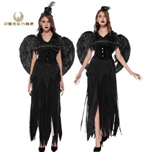 2019�¿���ʥ�ڳ���Ů�׺ڰ���ʹ��ħ��ȹcosplay���ŷ����ݳ���