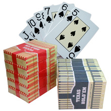 德州扑克大字版磨砂塑料扑克牌pvc扑克现货供应耐磨防水四色可选