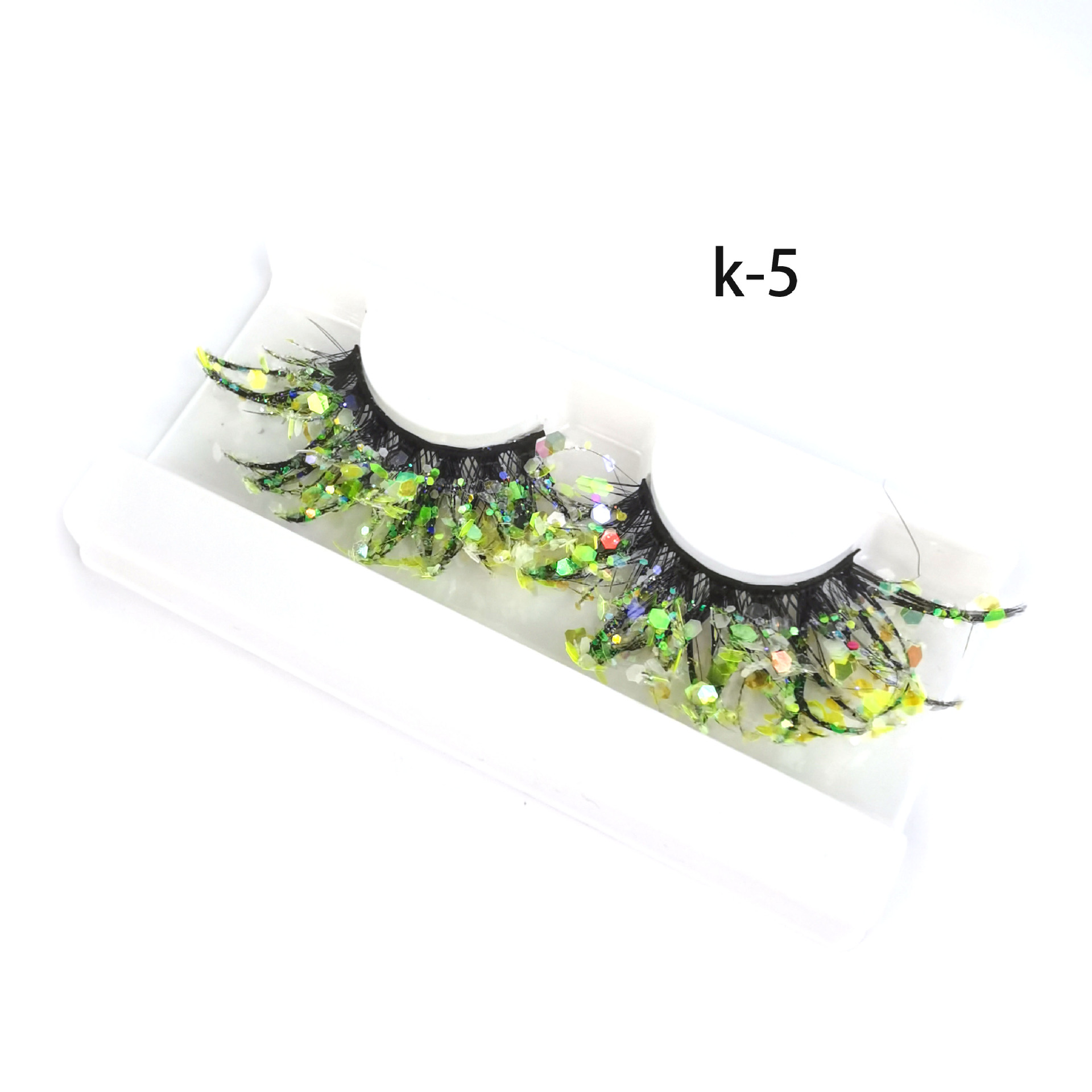 25mm color luminoso 3D pestañas postizas maquillaje natural etapa maquillaje brillo lentejuelas diamante grueso exagerado pestañas europeas y americanas