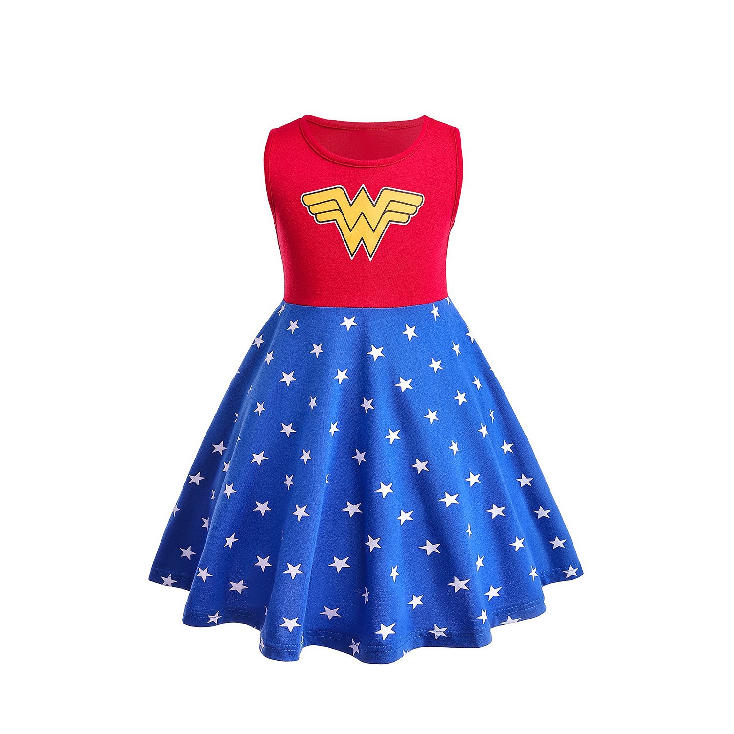 Vestido de Princesa para Niña, Diseño de Sirena con Estilo Ailina Mickey - Ropa Infantil de Comercio Exterior
