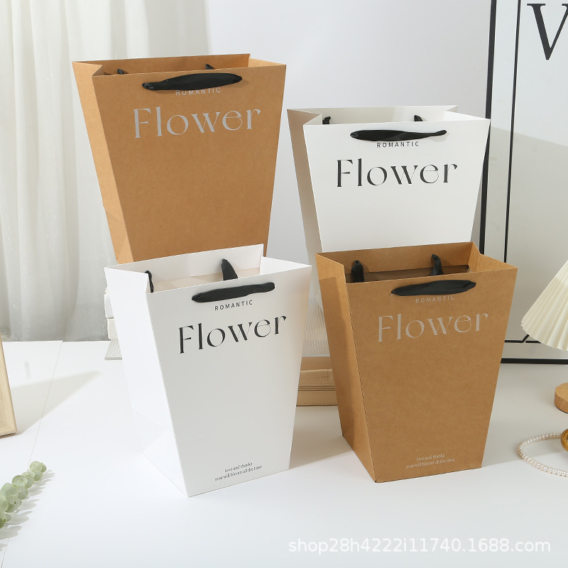Valentine's Day Flower Tote Bag T-Shaped Bouquet Bag Kraft Paper Flower Letter DIY Mother's Day Flower Bag Valentine's Day Flower Tote Bag T-Shaped Bouquet Bag Kraft Paper Flower Letter DIY Mother's Day Flower Bag