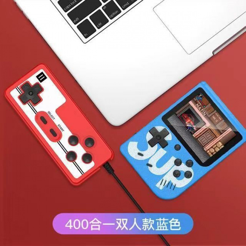 Juegos de mano SUP 400 en uno Juegos electrónicos para niños Nuevo clásico nostálgico Juegos recargables para dos jugadores