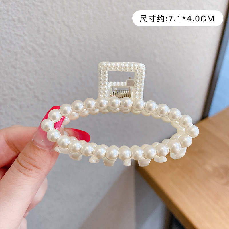 Gran clip de tiburón esmerilado acrílico simple horquilla tocado volumen gran horquilla de alto grado accesorios para el cabello al por mayor