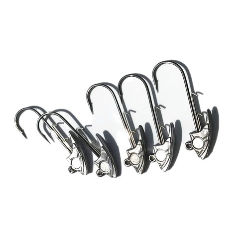 Root fishing anti-bottom hanging fish head hook lead hook fishing hook lead products metal bait lure lead hook 5g7g 