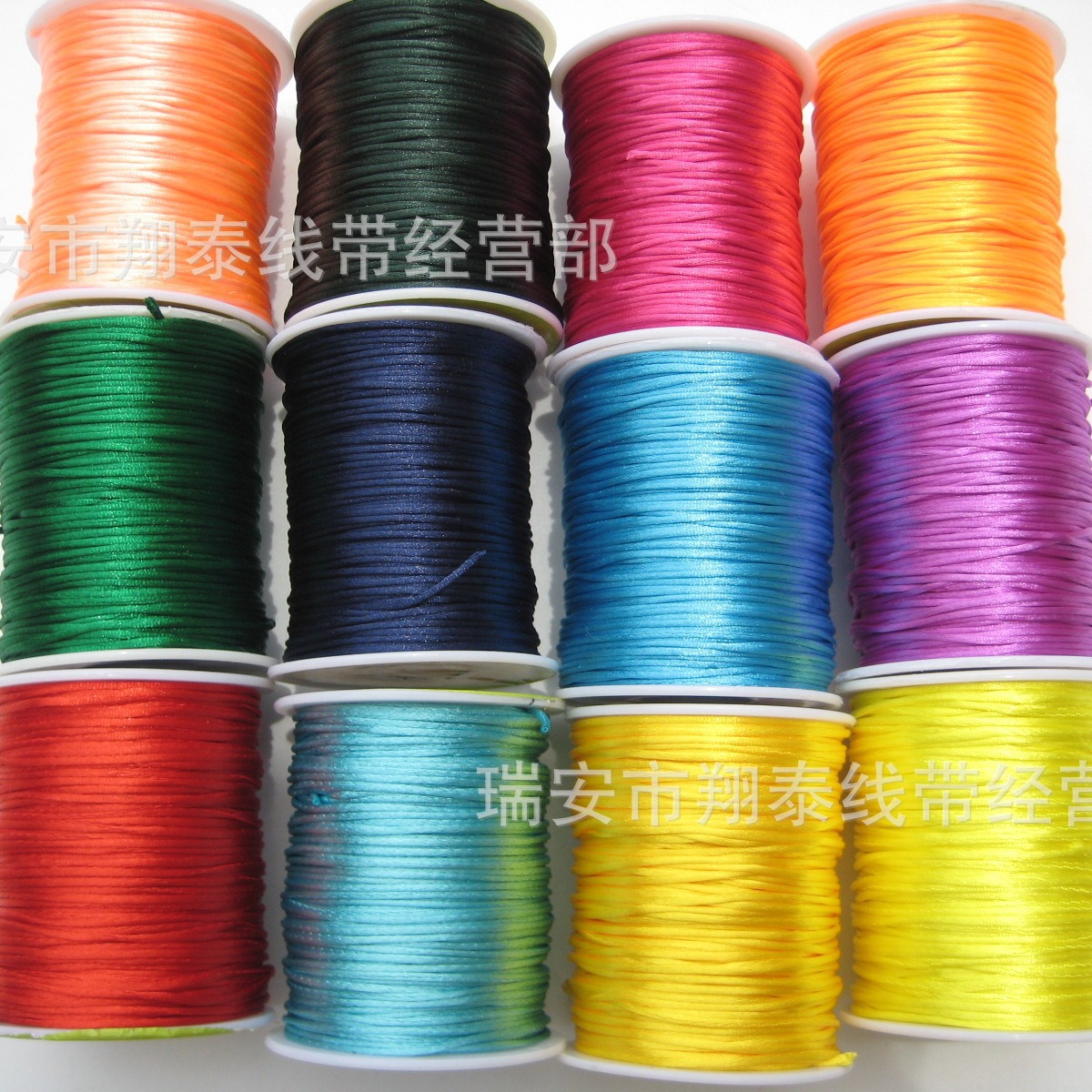 1mm7号韩国丝中国结线材玉线 diy编织手链项链红绳子批发