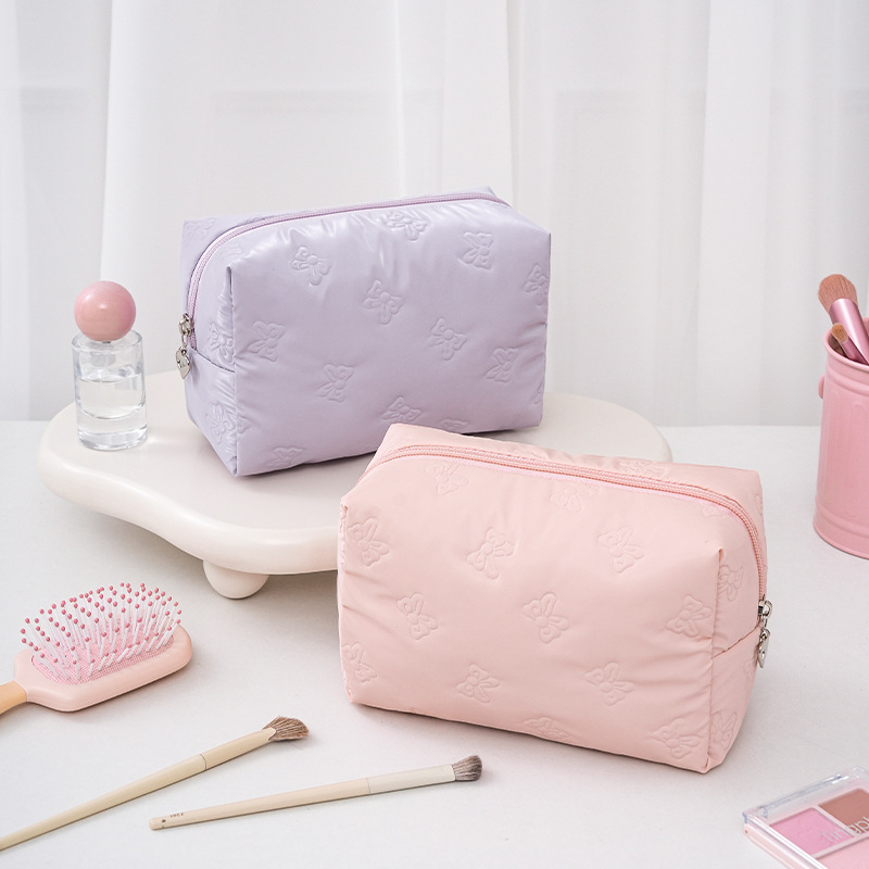 Nueva bolsa de cosméticos octogonal Butterfly Dance, bolsa portátil, bolsa de cosméticos de gran capacidad, bolsa de almacenamiento de viaje de alto valor