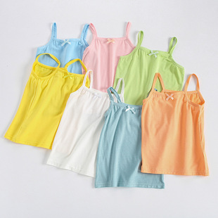 Children's small camisole summer modal cotton thin girl's clothing baby inner wear bottoming vest wholesale