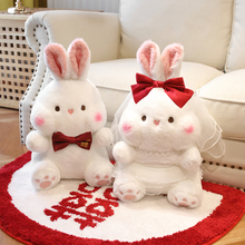 新婚压床结婚娃娃一对送新人礼物喜娃娃抱枕公仔婚房婚礼摆件