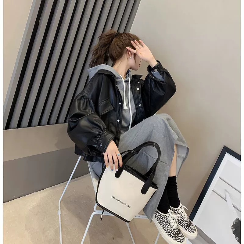 Brown jacket, Korean style, for teenagers