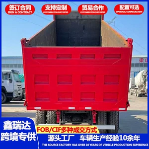 Direct from the manufacturer: Howo 6×4 cross-border dump truck, manganese steel cargo box truck, mining site sand and gravel tipper transport vehicle