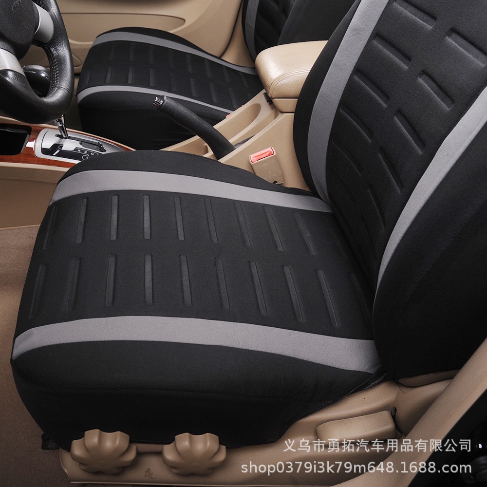 Cross-Border Best-Selling 3D Fine Stripe Press-Fit Universal Car Seat Covers Amazon Temu Meike Duo Europe, America, Russia