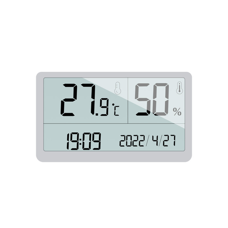 Gm1372 Digital Lcd Humidity Temperature Meter Clock Thermometer Hygrometer Gm1372 Digital Lcd Humidity Temperature Meter Clock Thermometer Hygrometer