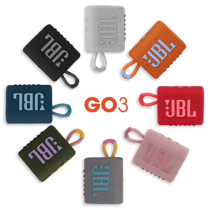 J-BL GO 3 waterproof Bluetooth speaker portable heavy low bass Amazon popular small speaker genuine goods