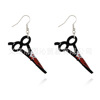Acrylic earrings, scissors, pendant, European style, halloween, wholesale