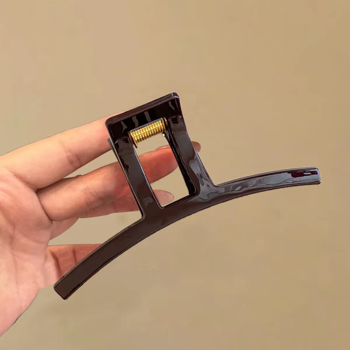 한 단어 클립 초콜릿 컬러 [13CM]