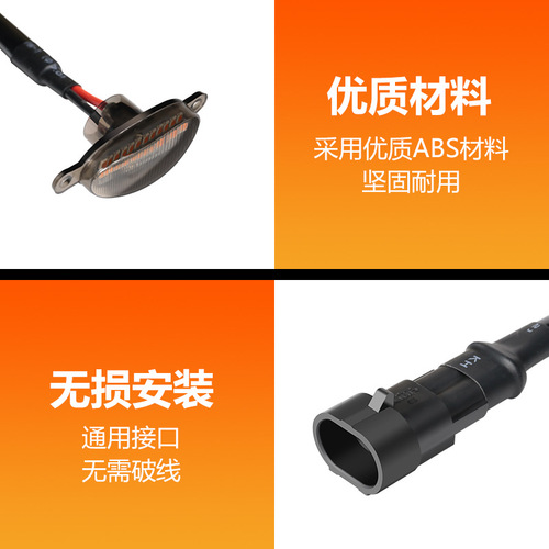 Car front grille decoration fog light conversion modification for pickup truck off-road eagle LED daytime running light