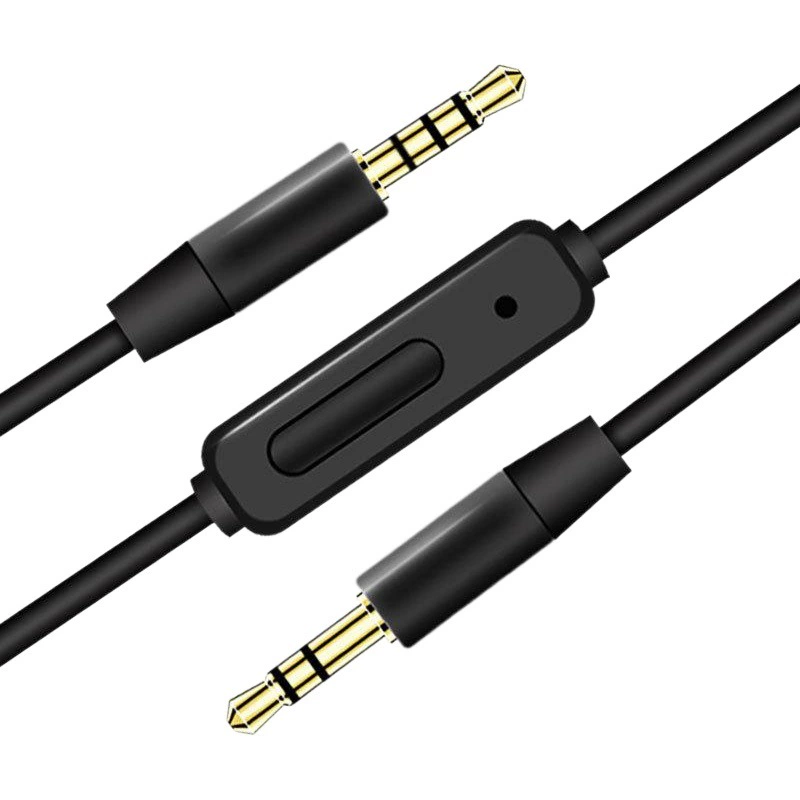 Голова наушники для прослушивания с магнитной аудиопроводом 3.5mm Ping-Gong KSong Автомобильный кабель AUX кабель для контроля микрофона оптом