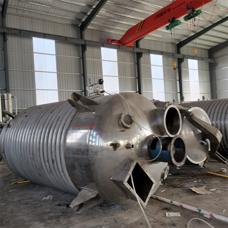 出售精油提取罐 二手外盘管提取设备  二手12立方提取罐