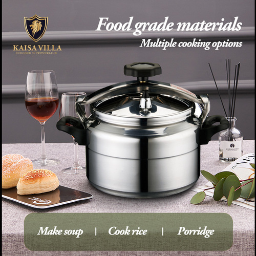 High-end Aluminum Pressure Cooker Household Pressure Cooker Wholesale Pressure Cooker Explosion Proof Commercial Foreign Trade 18-30 3-15L