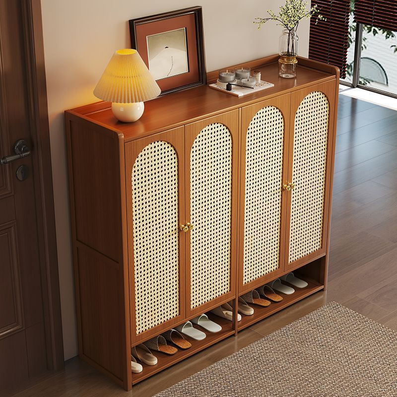 Entrance Shoe Cabinet Multi-Layer Home Door Shoe Rack New 2025 Hot Style Simple Indoor Dust-Proof Rental Shoe Rack