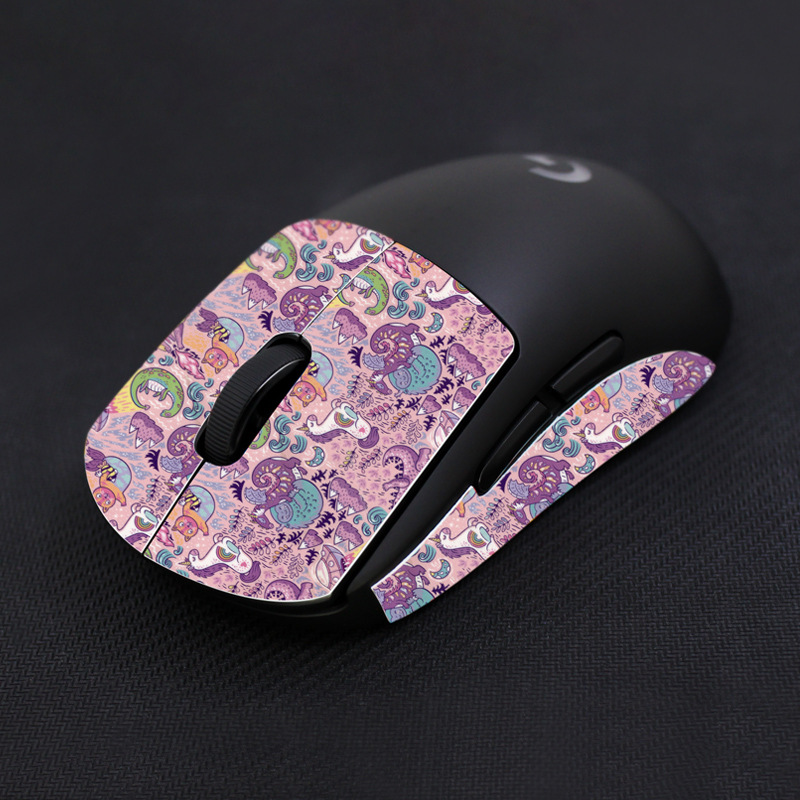 Fuego competencia ratón antideslizante pegatinas esmalte de uñas aplicable a gpw generación ii G502X veneno tigre último purgatorio víbora V3