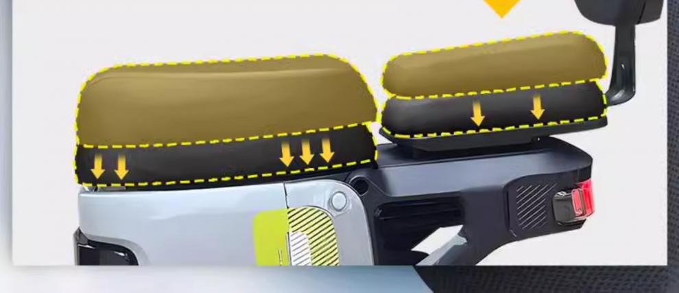 Mavericks MT Special Cushion Cover Split Front and Rear Seat Electric Car Accessories Battery Car Seat Cover Mesh Hole Waterproof Shading
