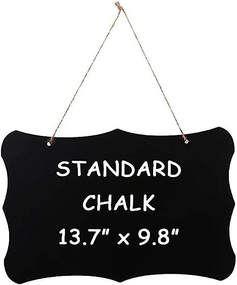 外贸PVC可擦写留言板 花园装饰迷你小黑板挂式双面书写小黑板