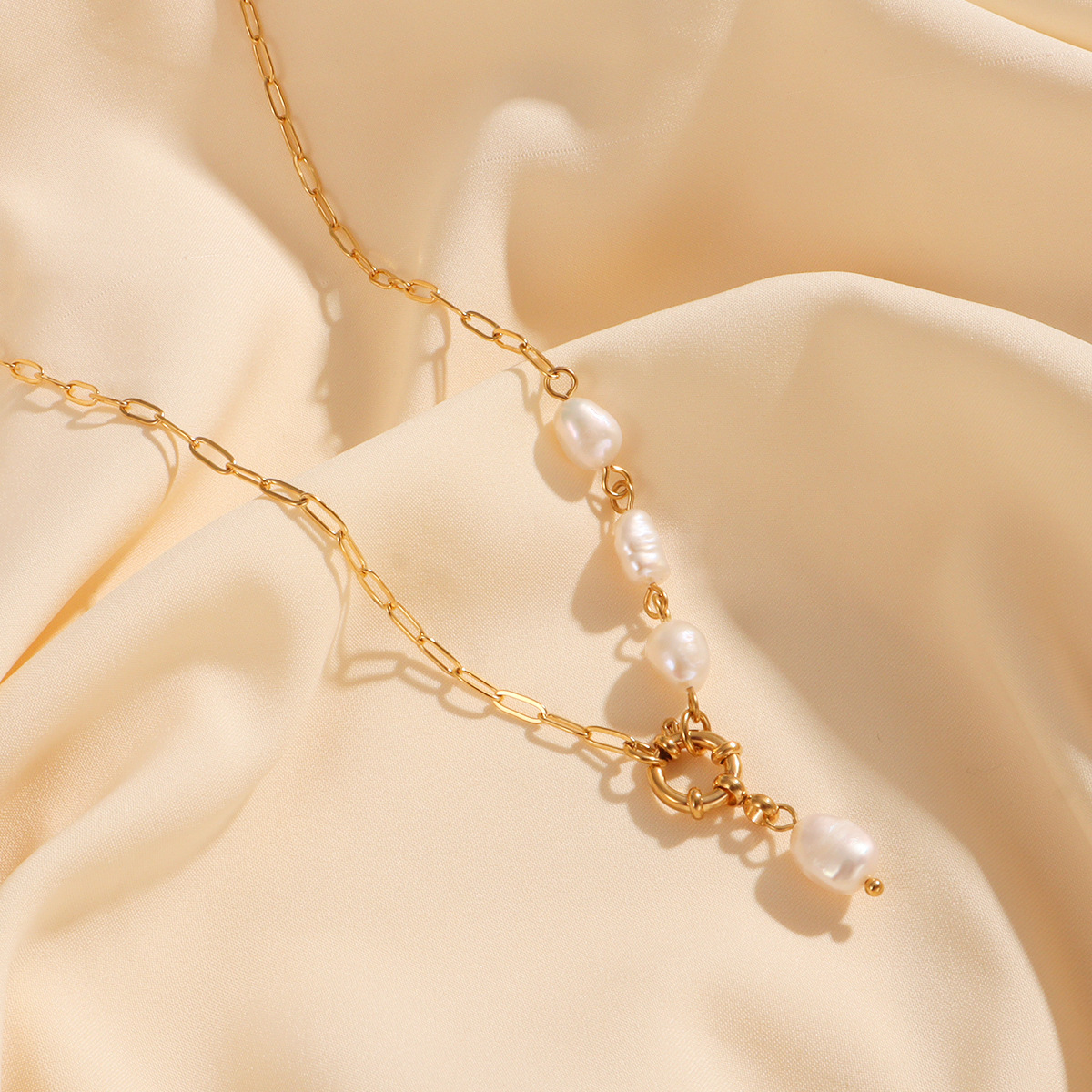 Geometric 316L Stainless Steel Classic Style Waterproof Non Tarnish Surgical Steel 316L Stainless Steel Pendant Necklace display picture 1