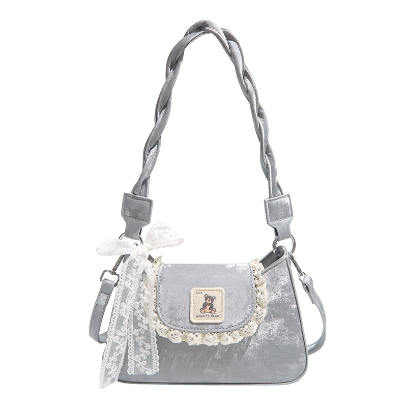Bolsa de moda simple coreana de viaje 2026 verano nueva mujer texturas extranjeras bolsas de hombro diarias