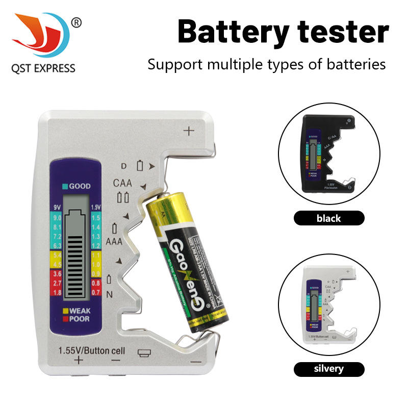 数显电池检测计 5号7号纽扣电池9V电池电压测量器 电池测试仪批发