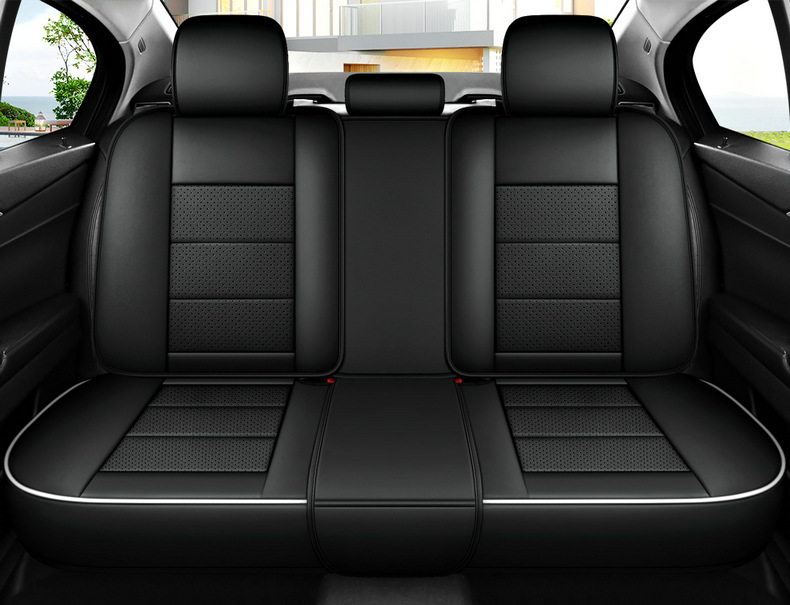 New car seat cushion four seasons surrounded by nappa leather seat cushion five car universal seat cushion seat cover foreign trade wholesale