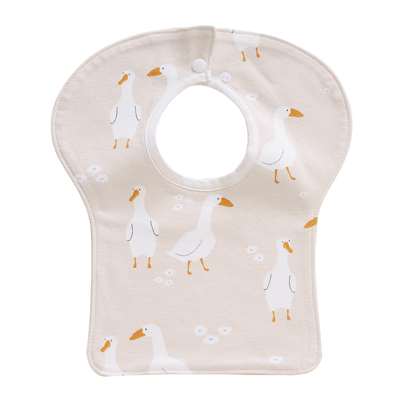 Babero impermeable babero recién nacido bebé niño puro algodón Niña babero extra grande ensanchado babero Otoño e Invierno