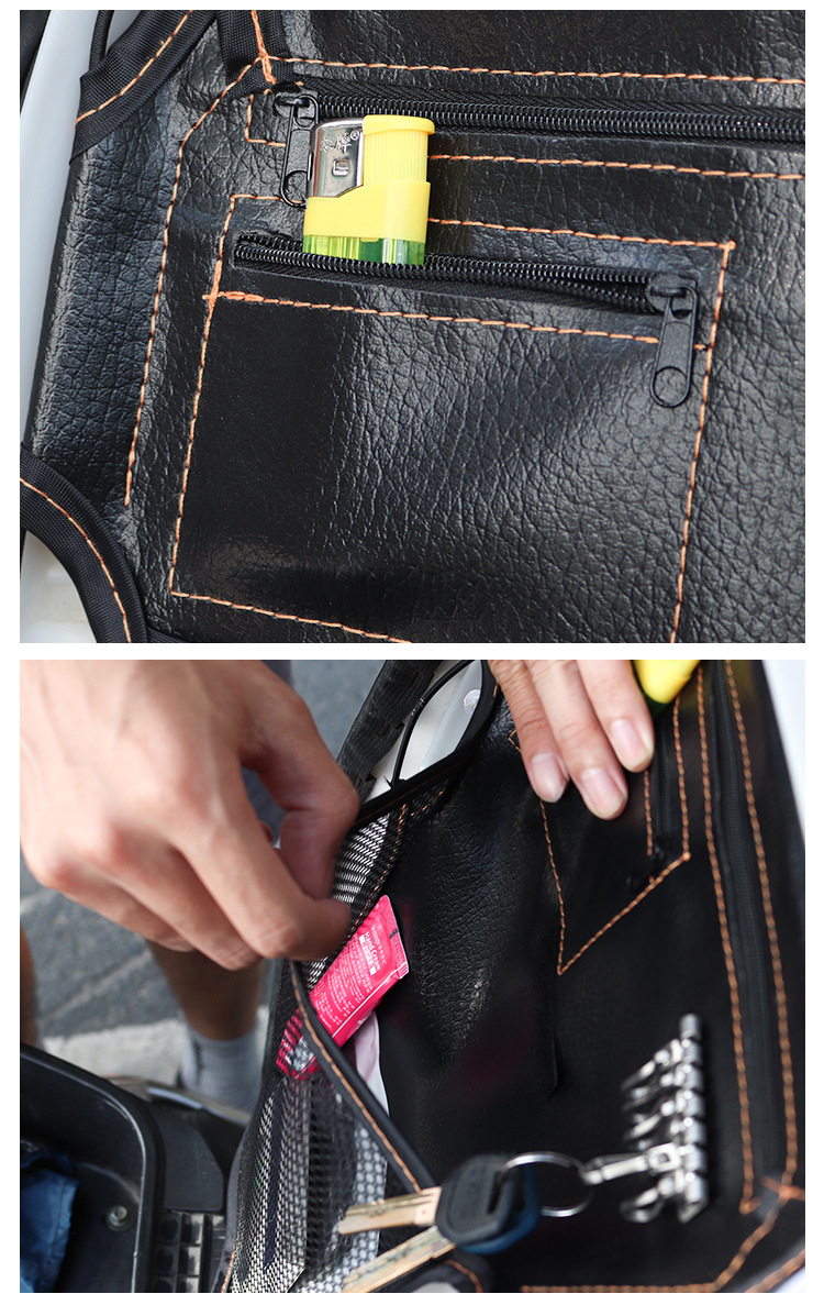 Seat bag storage pouch for electric vehicles, seat cushion storage gadget, motorcycle miscellaneous storage bag, universal storage bag for scooters