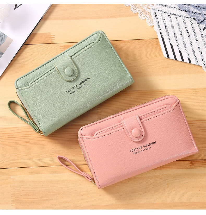 Women's Letter Pu Leather Zipper Wallets display picture 3