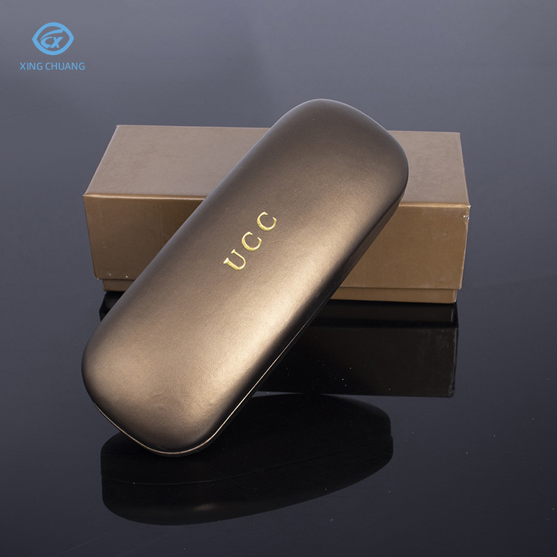 Huang Gu GU suit High-grade Tiandi PU Myopia Tiandi Skin Compression Resistance New High-end Oddy Fashion Quality Glasses Box