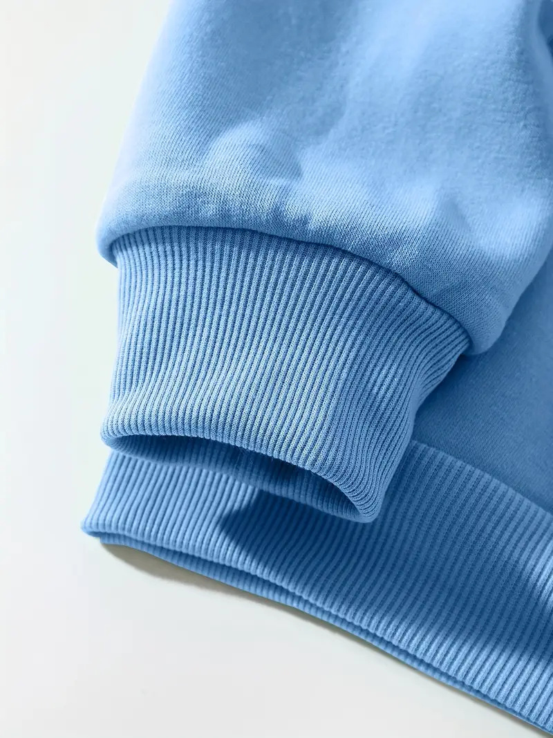 Sweat-shirt à capuche pour femme, imprimé lettres, style décontracté et tendance._voghion.com