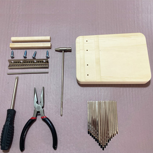 J8 Thumb Piano Alikmini Kalimba Mba Mini Handmade Kidsren's Musical Instrument 17Diy High Quality Brass G3