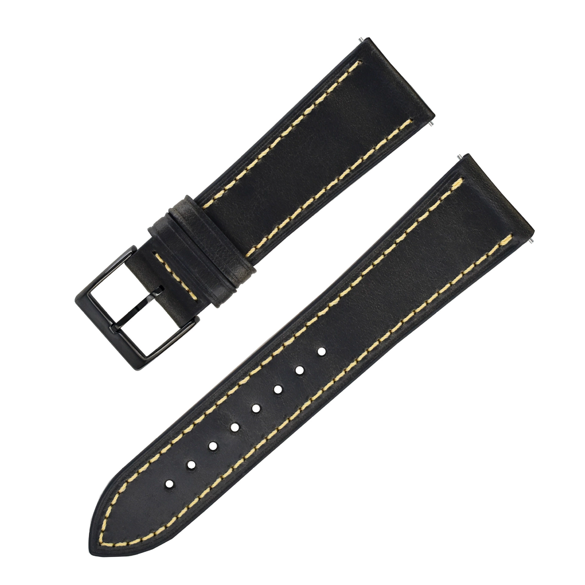 Подходит для Samsung Gears3ticWatch Huami Watch Moto360 тонкая настоящая кожа кромка быстро снимается браслет