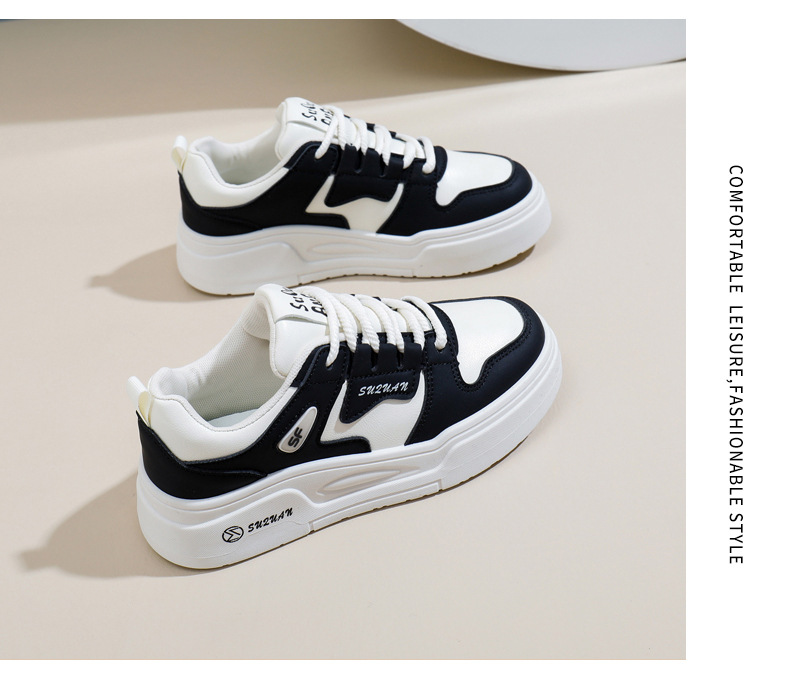 2024 automne blanc nouvelle version coréenne ins étudiante hauteur augmentant la tendance des chaussures de sport à semelles épaisses_voghion.com