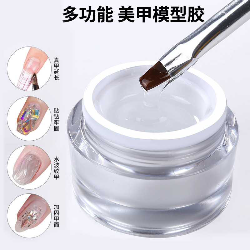 Nail Polish Gel, Long-Lasting Transparent Extension Gel, 2026 New Trendy Hot-Selling Model, Professional Phototherapy Gel for Nail Salons