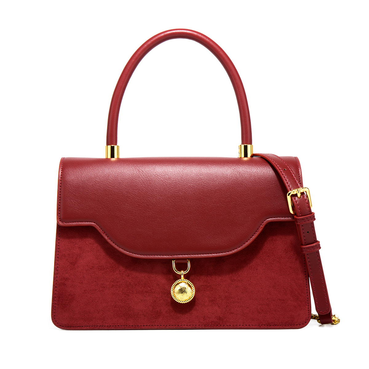 Borsa da sposa rossa elegante borsetta a tracolla da donna_voghion.com